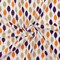 White-Purple-Multi Leaf Printed Stretch Spandex Cotton Jersey Knit Fabric By the Yard
